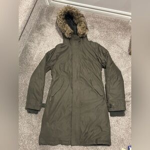 TNA Parka with Faux Fur Trim